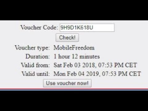 Voucher Code For Your Freedom Serial